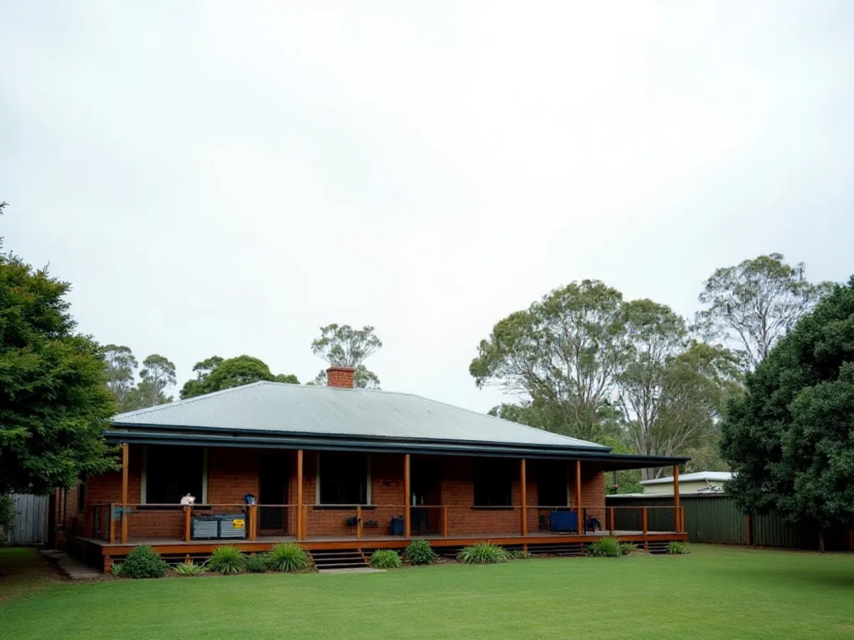 Same Ballina backyard after Branchline removed the gum and raked the site clean