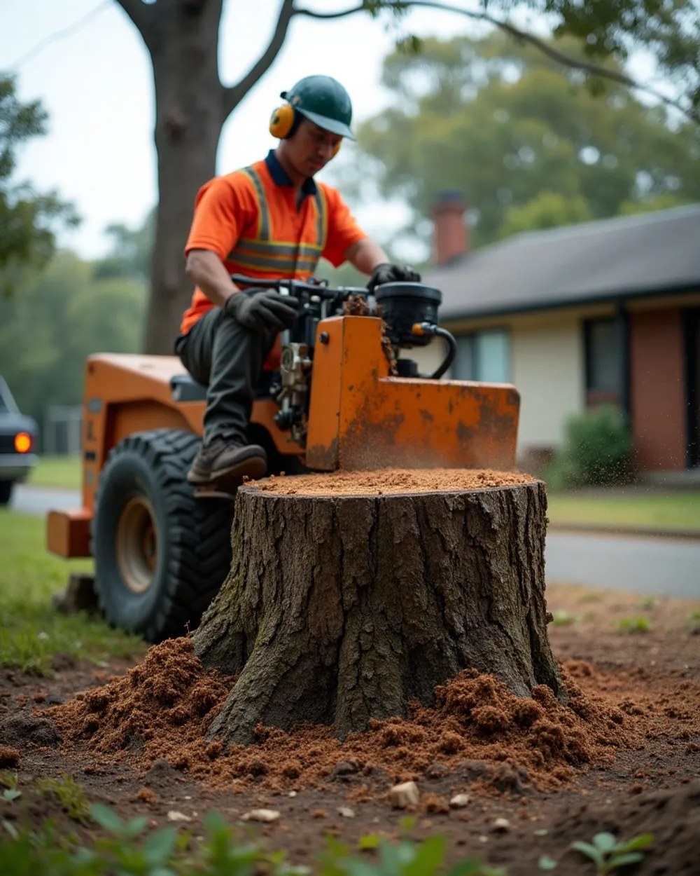 Stump grinding